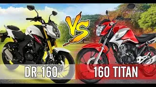 HAOJUE DR160 2022 x CG160 TITAN 2022 - COMPARATIVO 2022