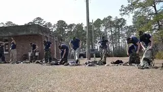 Mission Ready Coast Guard Pre-deployment Students at Camp Lejeune!