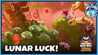 Игровой процесс турнира &laquo;Лунная удача&raquo; в игре Angry Birds Friends! 🏮