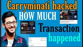 Carry minati YouTube channel hacked