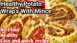  potato wraps  with mince without flour kid friendly wrap recipes ! healthy lunch box ideas for kids