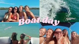 VLOGMAS DAY 2 || boat day vlog! 🌞
