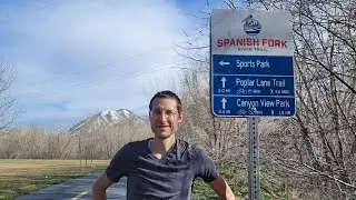 Spanish Fork River Trail in Utah