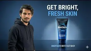 &ldquo;AI-Generated Brightaken Face Wash Ad | Men&rsquo;s Skincare Glow Up | Ultra-Realistic Video&rdquo; @Riyazmed