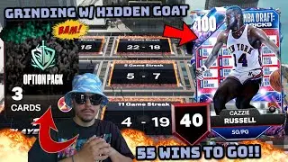 GRINDING PARK FOR THE INVINCIBLE OPTION PACK!! 40 LEGEND BADGE CAZZIE RUSSELL TAKES OVER!!