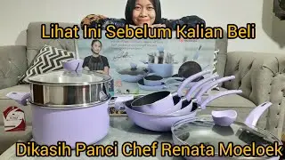 Terbaru !!! Panci Supra Signature set Lavender / Pastel Renata Moeloek, Unboxing dan Review 2021