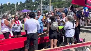 Thurston Community Media -  Canoe Family - Canoe Journey - (2023)- Alki Beach