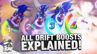 ЛУЧШИЙ уровень усиления дрифта в Sonic Racing CrossWorlds — это...