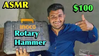 Asmr with $100 💵 ￼ Rotary Hammer 🔨