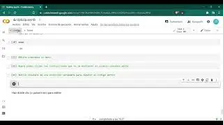Google Colab - Python - Entrada y Menú