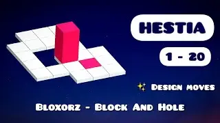 HESTIA 1 - 20  |  BLOXORZ - BLOCK AND HOLE  |  FULL GAME WALKTHROUGH  |  ANDROID  |  DESIGN MOVES.