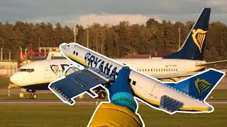 lego RAYANAIR compared to the real one