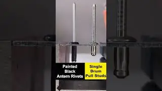 See what the difference is between these two types of rivets~#jm #install #hardware #machine #life