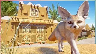 Fennec Fox Habitat | Planet Zoo Africa Pack | Speed Build
