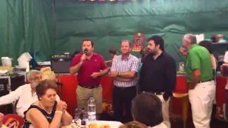 Inauguración de la caseta de IU Badolatosa. Feria 2012