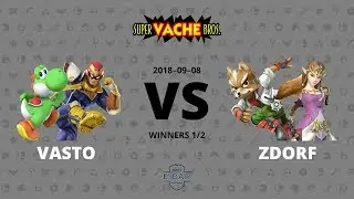 [E-Smash #6] Vasto (Yoshi, Falcon) Vs Zdorf (Fox, Zelda) &ndash; Winners 1/2 Smash 4