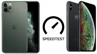 iPhone 11 Pro Max vs iPhone XS Max Speedtest (4K)