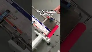 High speed labeling head #labelingmachine #highspeedlabelingmachine #labelinghead #toplabeler