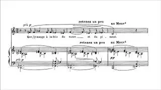 Gabriel Dupont &ndash; Le baiser (from &ldquo;Les Caresses&rdquo;)(1911) [Score]