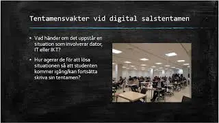 Digital kompetens hos tentamensvakter
