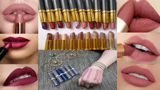 Medora 6 Lipstick Shades Swatches(Matte & Semi-Matte)