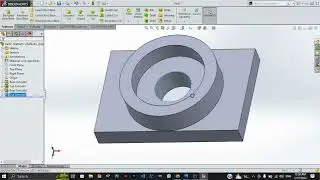 Solidwork tutorial | How to make a simple object in solidwork 2015