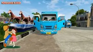 MOD TRUCK ISUZU NMR 71 SOULEH ART FREE | MOD BUSSID TRUCK | BUS SIMULATOR INDONESIA
