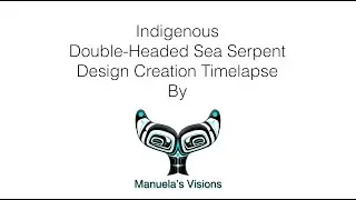 Indigenous Double-Headed Sea Serpent Design Creation Timelapse