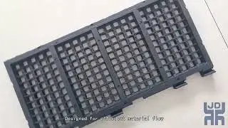 Rubber screen mesh designed for aggregate and quarry separation