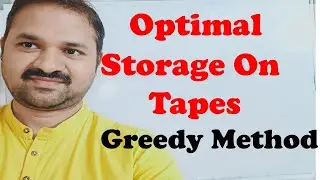 Оптимальное хранение на лентах || Жадный метод || Разработка и анализ алгоритмов || DAA