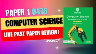 2 DAYS TO GO! Smash IGCSE CS PAPER 1 – LIVE Past Paper Review!