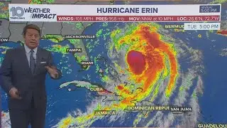 Tracking the Tropics: Hurricane Erin pounding East Coast with dangerous surf