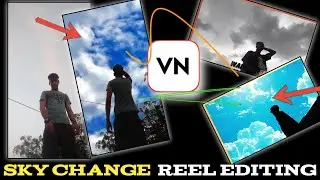 Trending😱🤫 Sky Change Transition Reels EDIT in Vn App | Vn App Sky Change Reels Video Editing