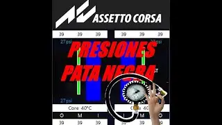Assetto Corsa Como ajustar las presiones de los neumaticos con el widget tires