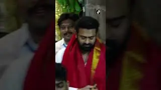 Andhra Pradesh: Actor Prabhas offers prayers at Sri Venkateswara Swami Temple in Tirumala