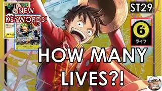 ST29 Egghead Luffy Leader Has HOW Many Lives!