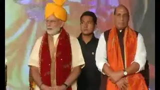 PM Modi at Vijaya Dashami celebrations at Aishbagh Ramleela Ground, Lucknow, UP