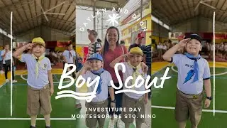 MDSN Boy Scout Investiture | Daylan as Scout Leader | Dion's First Scout experience