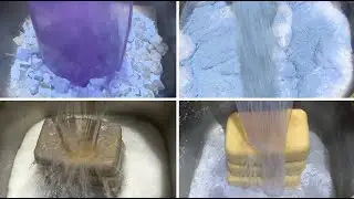 48 mins TO HELP YOU FALL ASLEEP - 💜🧜‍♀️🧊The Icey Purple WaterFall Collab 🧊🧜‍♀️💜 - sponge ASMR