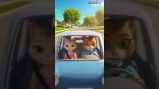 When Your Cat Has an Existential Crisis in Traffic 😼🌳 #Shorts