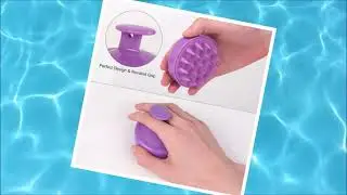 2-Pack Hair Scalp Massager Shampoo Brush, Heeta Wet and Dry Hair Scalp Brush with Soft Silicone (...