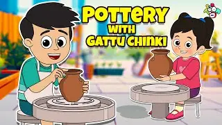 Pottery with Gattu Chinki | Tamil Videos | Pottery Classes | Tamil Stories | PunToon Tamil