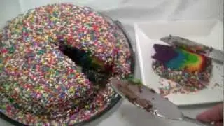Receita: bolo arco-íris