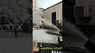 Snow Effect Volume Control via DMX Controller