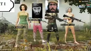 joining random girl squad like a bot in pubg mobile part 1