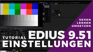 EDIUS - Einstellungen