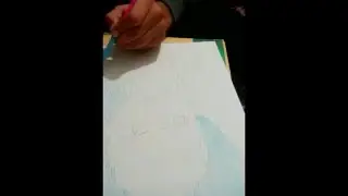 First steps of drawing Elsa + Hades