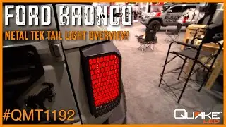 Quake LED Metal Tek Bronco Sequential Tail Light QMT1192