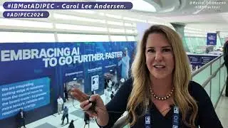 #IBMatADIPEC - Before the event with Carol Lee Andersen