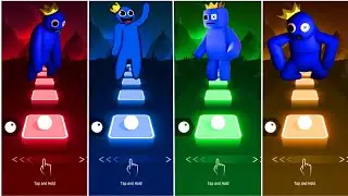 Blue Rainbow Friends : Tiles Hop EDM Rush